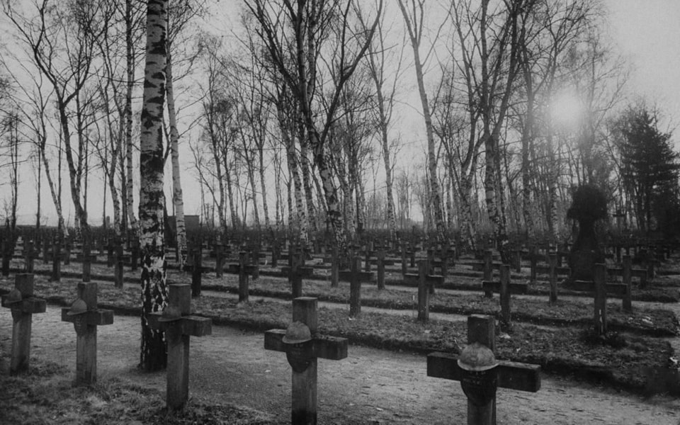 December 1956 , Quarters of soldiers who died in 1918-1921.