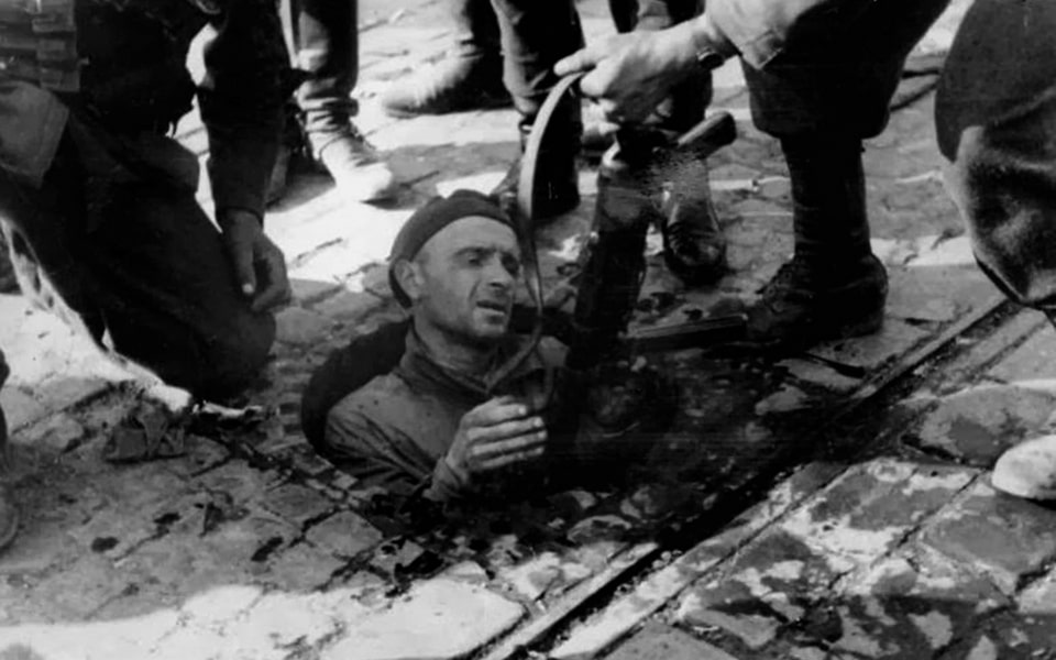 On 27 September this Home Army soldier from the Mokotów District surrenders to German troops.