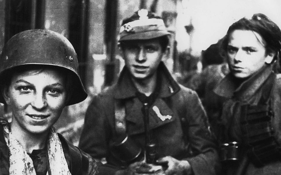 Polish Home Army 'Radosław Group' Gray Ranks soldiers — Warsaw Uprising September 1944