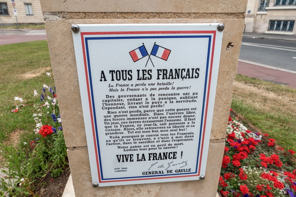 Memorial Speech General de Gaulle in Caen