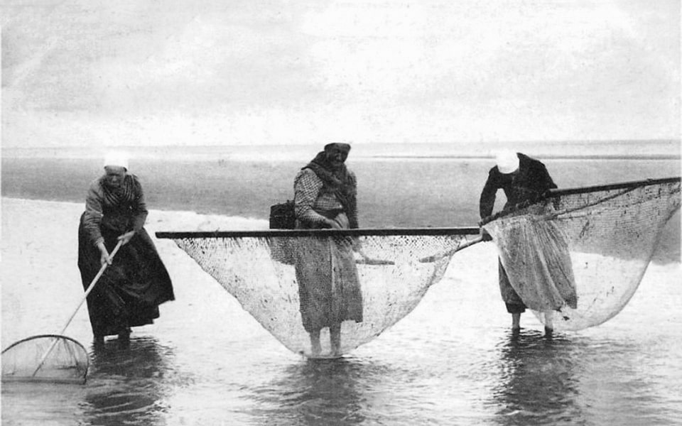 Normandy fishing village before WWII — the same coastal communities that would host Allied liberation in 1944