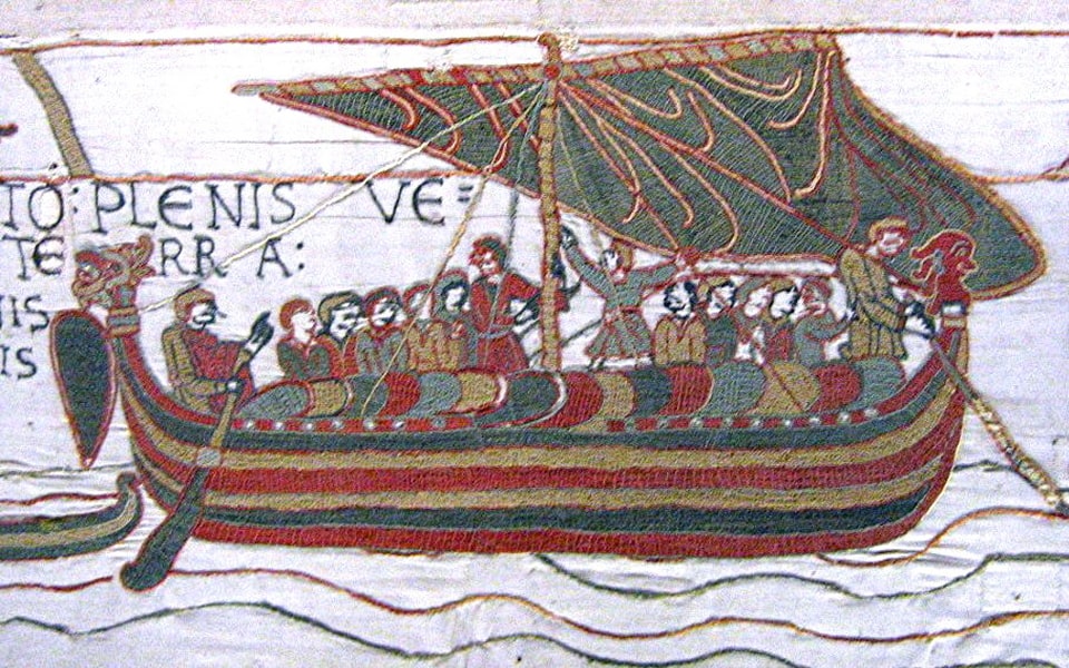 Bayeux Tapestry 1066: William the Conqueror's conquest of England — Norman heritage near the Omaha Beach coast