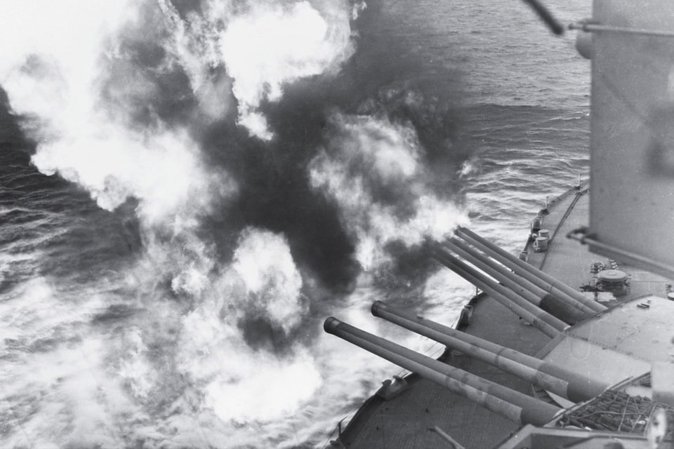 Devastating naval fire on D-Day