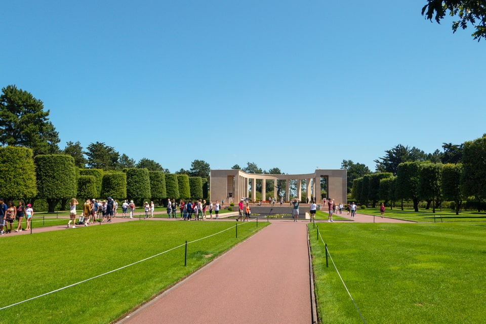 Allied Cemetery Omaha Beach today