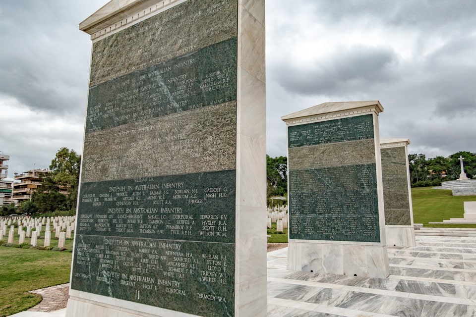 PHALERON WAR CEMETERY Athens
