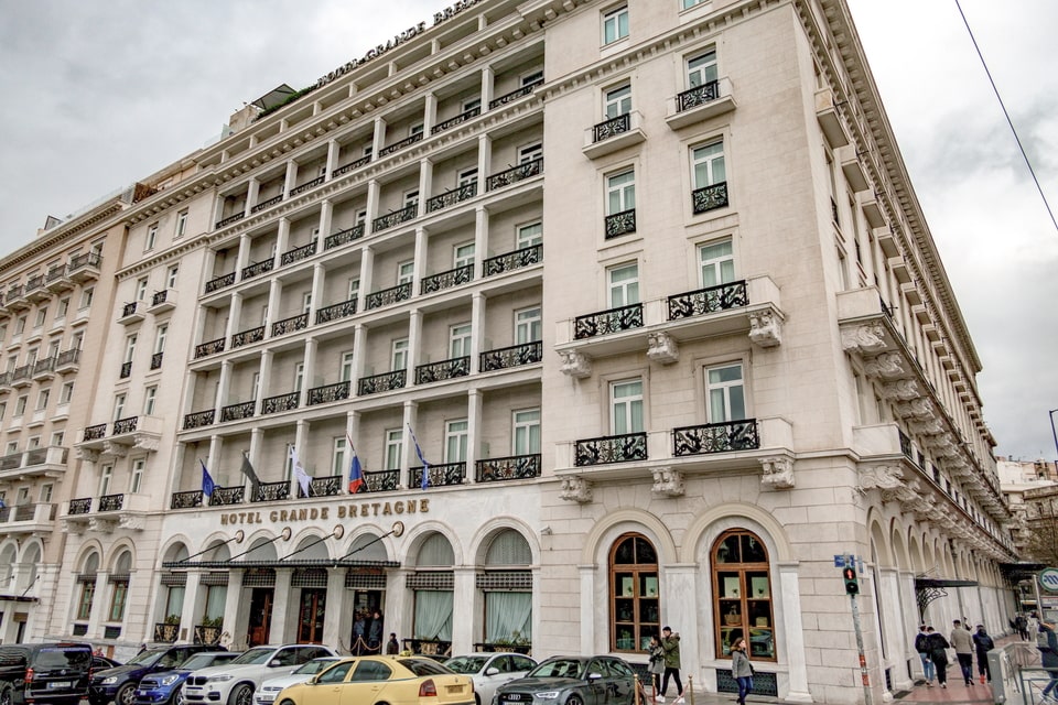 Hotel Bretagne in the center of Athens