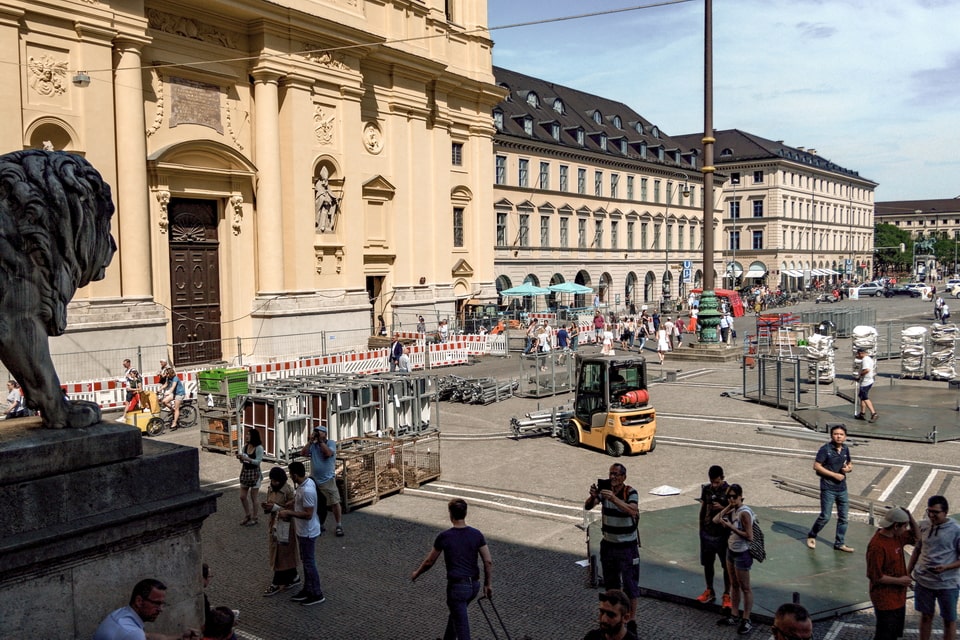 Odeonplatz now