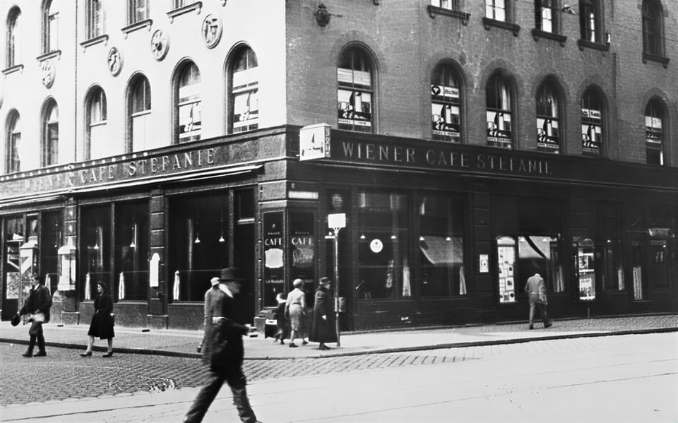 Café Stefanie around 1938