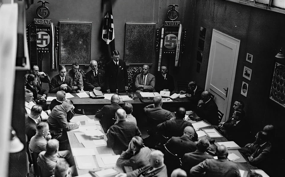 Leaders' Conference chaired by Hitler at the Reich Office of the NSDAP at Schellingstrasse 50, August 30–September 2, 1928