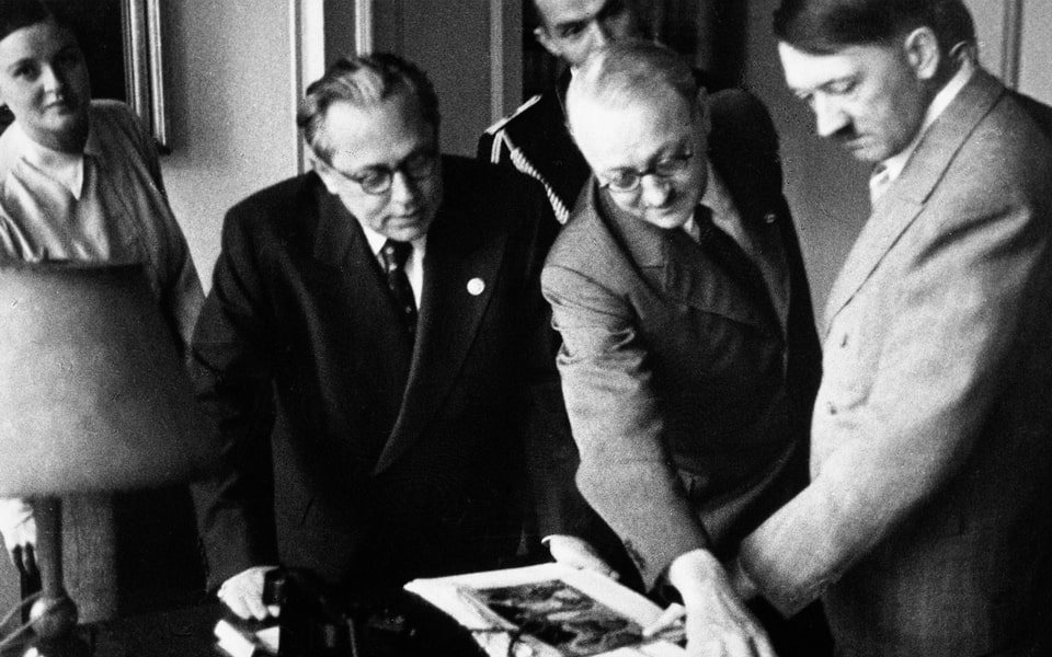 Taken on 1 July 1939 Heinrich Hoffman and Adolf Hitler