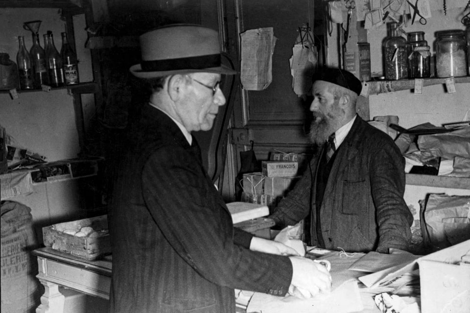 Paris, France, A store in the Jewish quarter, May 1941
