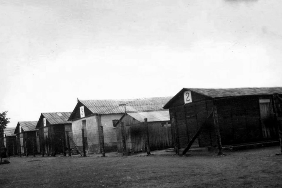Pithiviers, France, Barracks in a transit camp