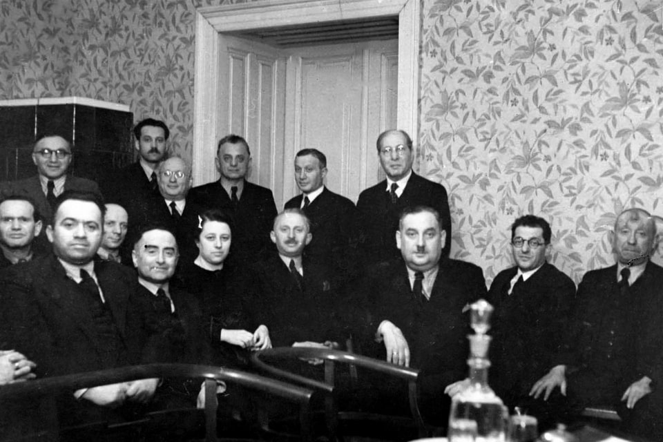 Members of the directorate of the Zionist Department in Vienna.