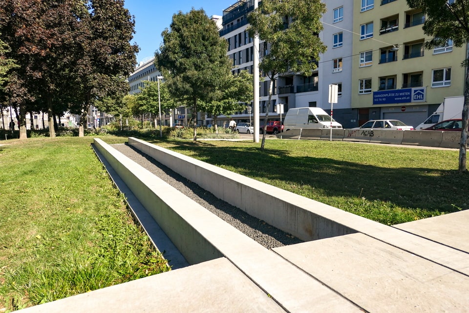 Aspang memorial in the center of Vienna
