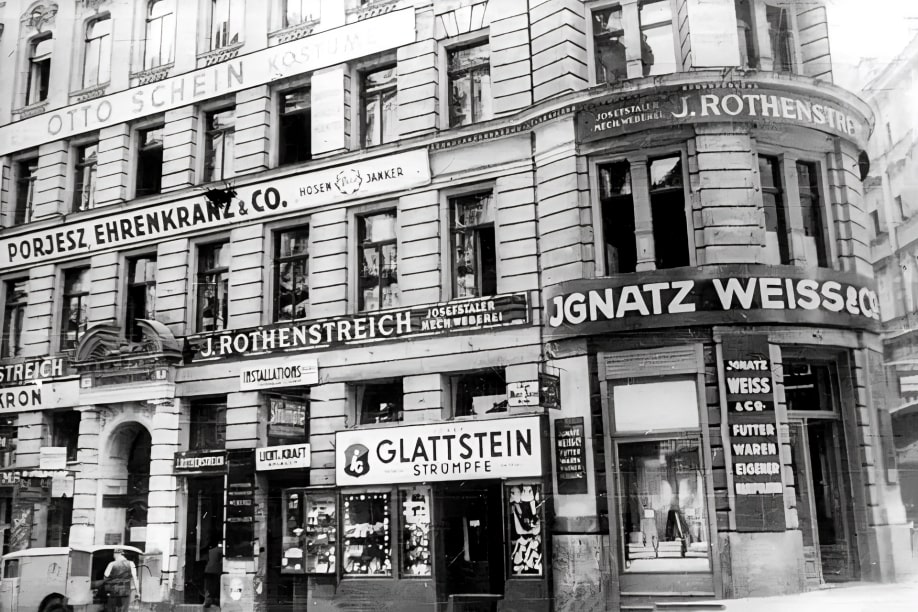 Wien, Austria, Shops owned by Jews