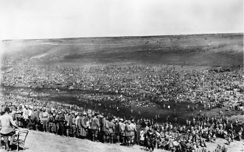 Soviet prisoners of war in 1942