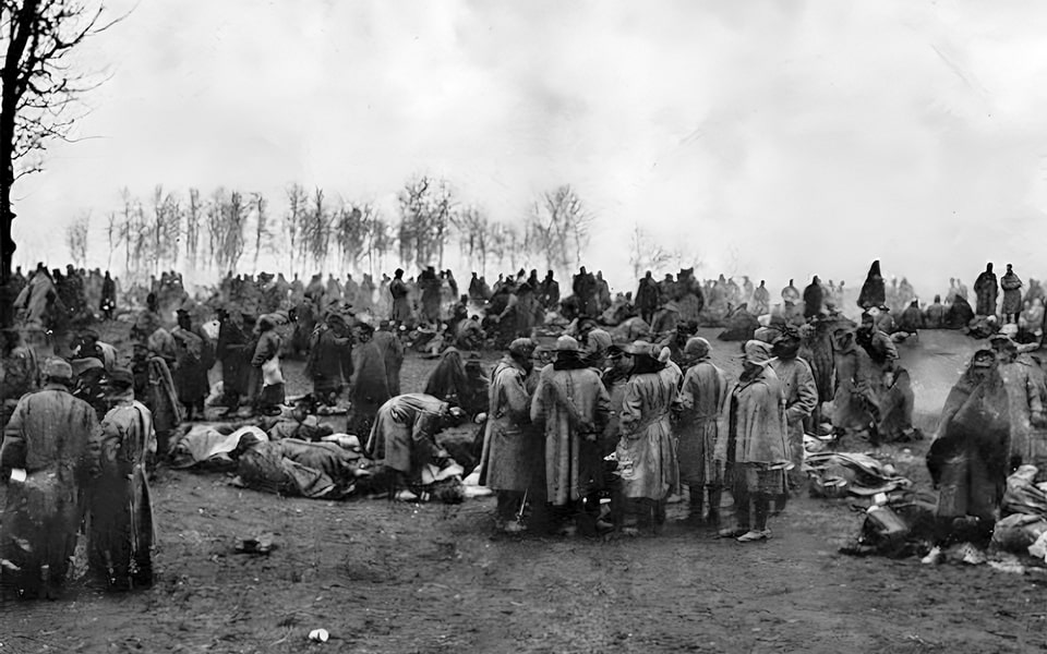 Austro-Hungarian prisoners of war captured in the Carpathians