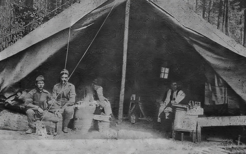Photo report about the Darnytsia prisoner of war camp in the newspaper Kievskaya Mysl. Infirmary for prisoners of war