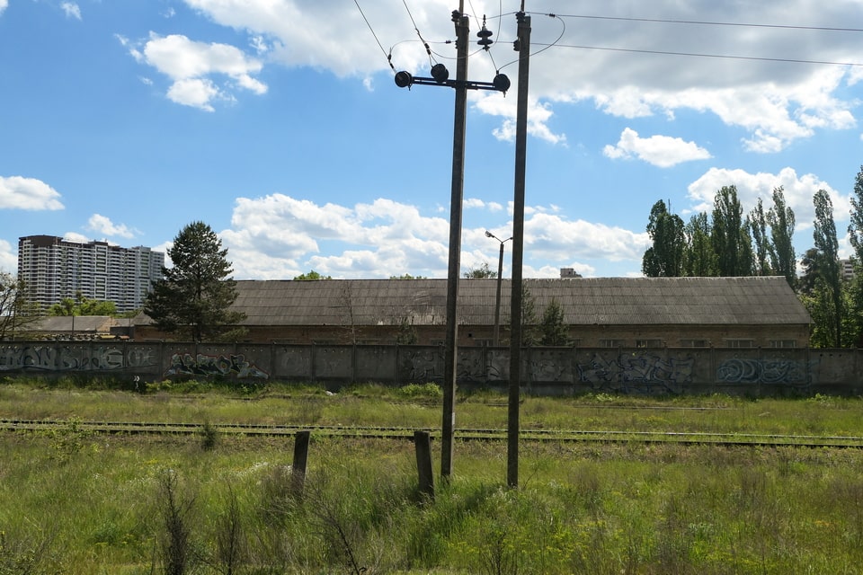 The back side of the former camp territory