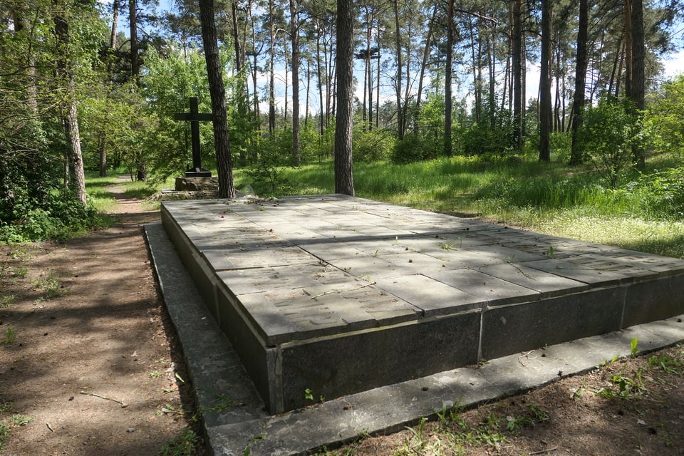 a granite stele