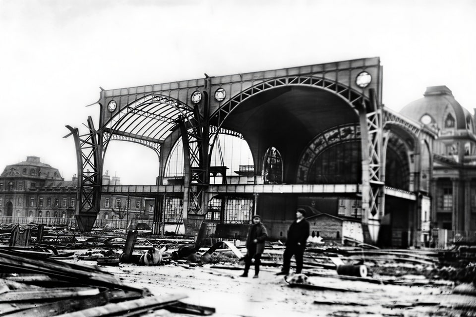 The remains of the Machine Hall mid 1910s
