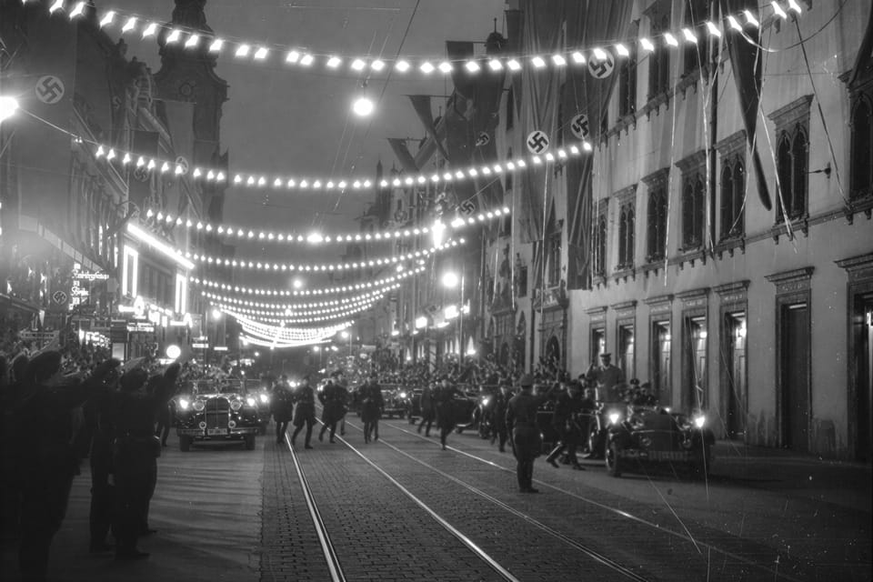 Hitler in Graz April 3, 1938