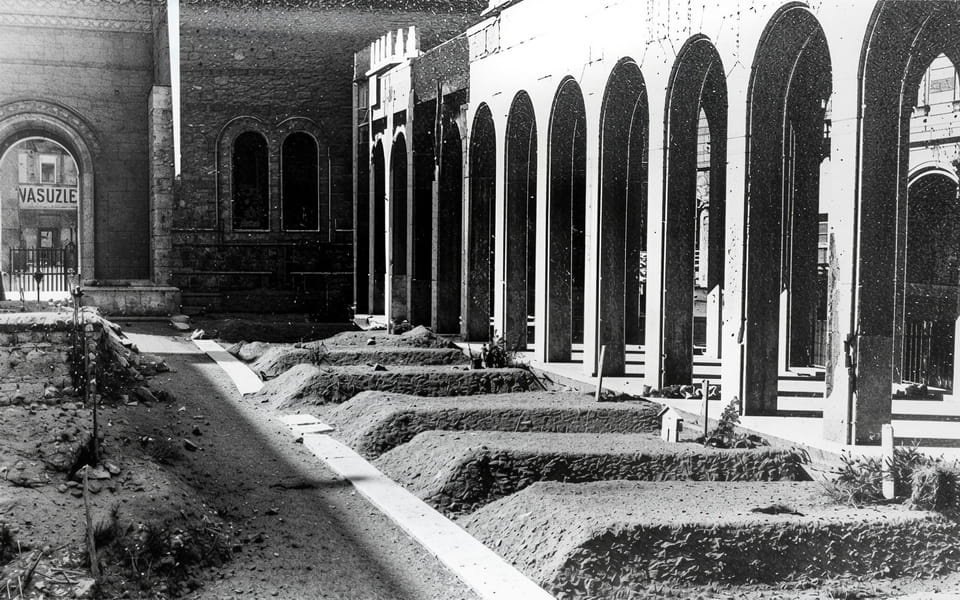 Budapest, Hungary, The Jewish cemetery in the ghetto